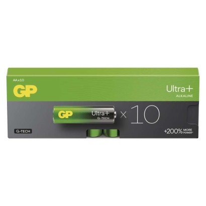 EMOS Alkalická baterie GP Ultra Plus AA (LR6), 10 ks