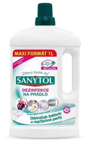 Dezinfekce na prádlo Sanytol - bílé květy, 1 l