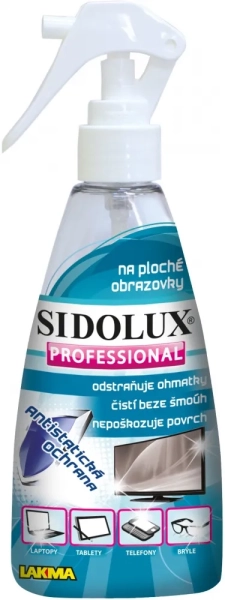 Sidolux Professional čistič na ploché obrazovky s rozprašovačem, 200 ml