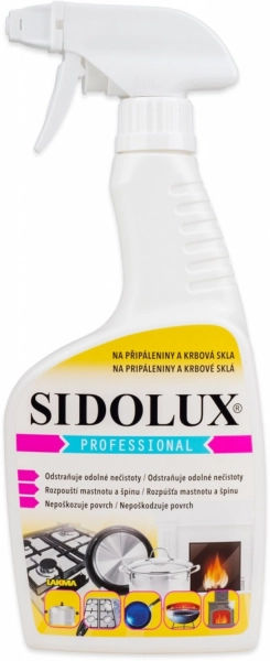 Sidolux Professional na připáleniny a krbová skla, 500 ml