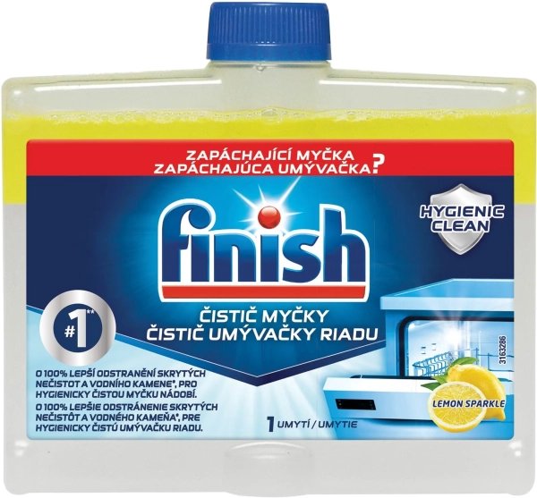 Čistič myčky Finish Lemon, 250 ml