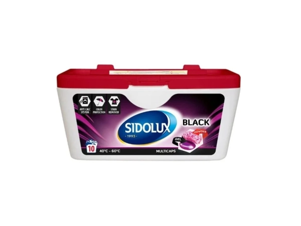 Sidolux Multicaps Black prací kapsle na tmavé prádlo 10ks