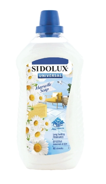 Sidolux Universal Marseilské mýdlo mycí prostředek na všechny omyvatelné povrchy a podlahy, 1 l