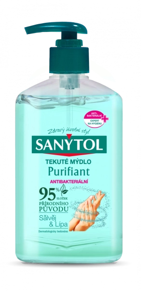 Mýdlo dezinfekční Sanytol Purifiant, 250 ml