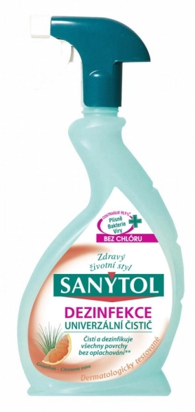 Dezinfekční univerzální čistící prostředek Sanytol s vůní grepu, 500 ml