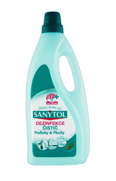 Dezinfekční čistící prostředek na podlahy Sanytol, eukalyptus, 1 l