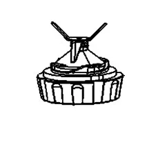 Základna s nožem mixéru Moulinex MS-0A04289