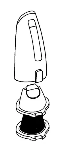 Filtr+držák+zásobník vysavače ROWENTA AC622901 RS-AC3273