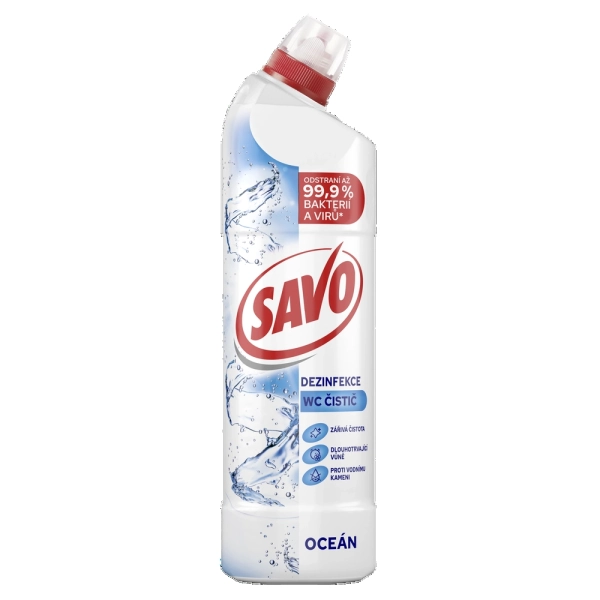 WC čistič Savo, Oceán, 700 ml