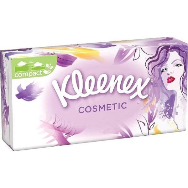 Papírové kapesníky Kleenex Cosmetic Box, 80 ks