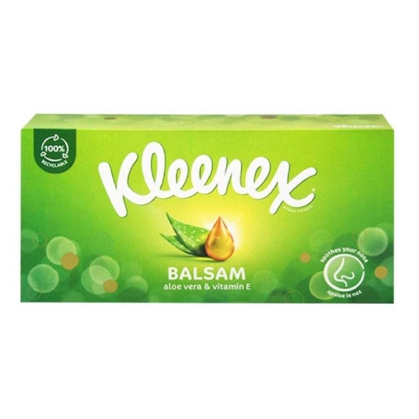 Papírové kapesníky Kleenex Balsam Box, 64 ks