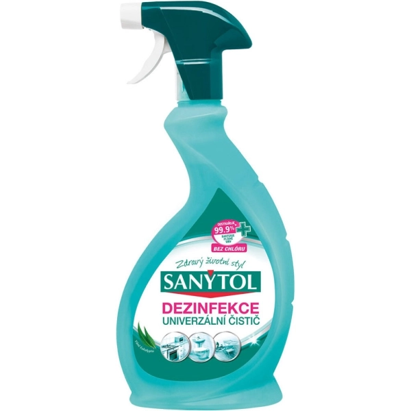 Dezinfekční univerzální čistící prostředek Sanytol, Eukalyptus, 500 ml