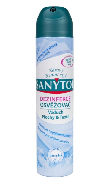 Osvěžovač vzduchu Sanytol Horská vůně, 300 ml