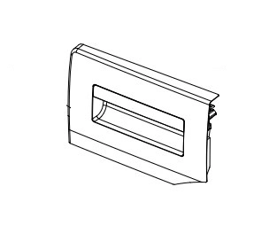 Čelo násypky Beko 1912014056