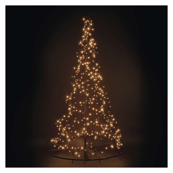 EMOS LED svítící stromek, 180 cm, venkovní i vnitřní, teplá bílá