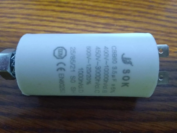 Kondenzátor 3,5uF 450-500V