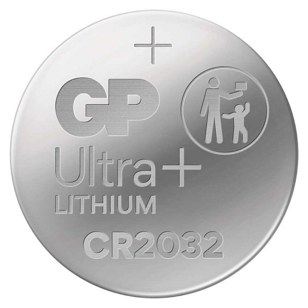 EMOS Lithiová knoflíková baterie GP Ultra plus CR2032, 200 ks display box