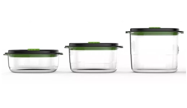 Sada 3 dóz New Fresh 0,7 + 1,2 + 1.8 l FoodSaver FFC026X