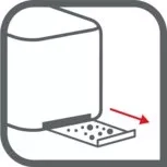 Snadno vyjmuteln&yacute; z&aacute;sobn&iacute;k na drobky pro snadn&eacute; či&scaron;těn&iacute;