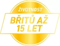 BŘITY NAVRŽEN&Eacute; S ŽIVOTNOST&Iacute; PO DOBU 15 LET