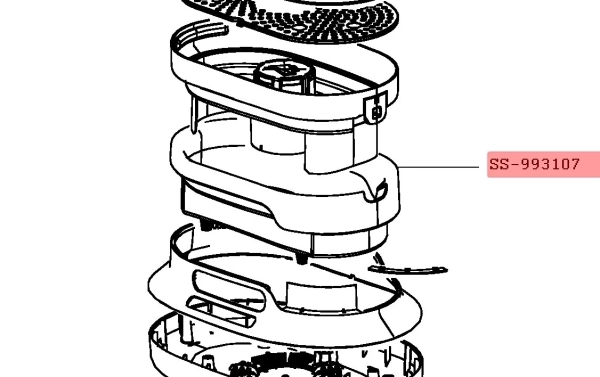 Nádoba na vodu TEFAL VC300831 SS-993107