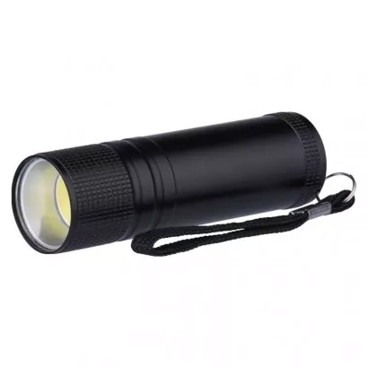 EMOS COB LED ruční kovová svítilna P3894, 100 lm, 3× AAA
