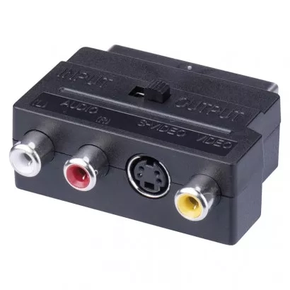 EMOS Redukce SCART na 3x CINCH + SVHS adaptér