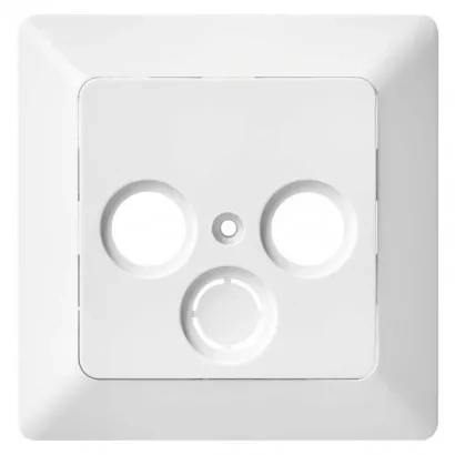 EMOS Kryt zásuvky TV+rozhlas+satelit