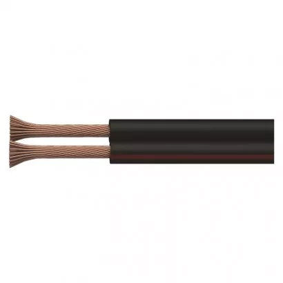 EMOS Dvojlinka ECO 2x0,5mm, černo/rudá, 100m