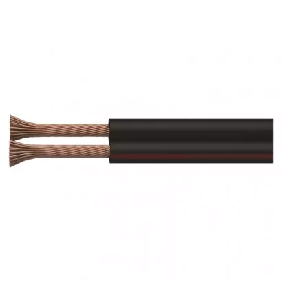 EMOS Dvojlinka ECO 2x0,75mm, černo/rudá, 100m