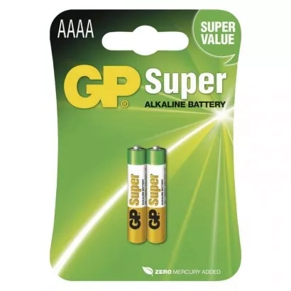 EMOS Alkalická speciální baterie GP Ultra Plus 25A (AAAA, LR61) 1,5 V, 2 ks