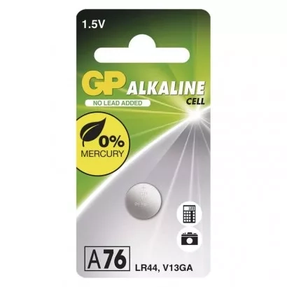 EMOS Alkalická knoflíková baterie GP Ultra plus A76F (LR44), 1 ks