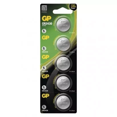 EMOS Lithiová knoflíková baterie GP Ultra plus CR2430, 5 ks