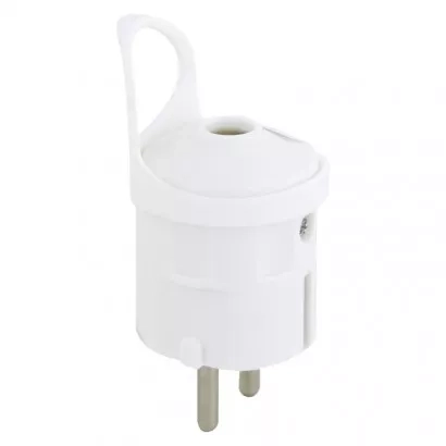 EMOS Vidlice přímá pro prodlužovací kabel, bílá