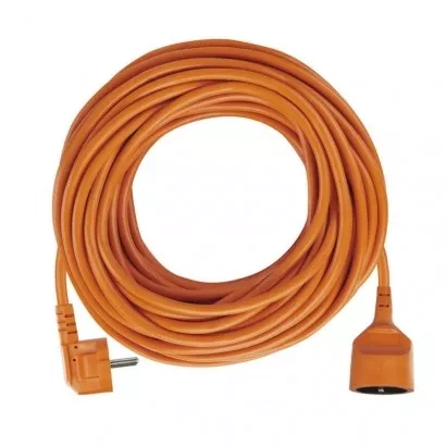 EMOS Prodlužovací kabel 20 m / 1 zásuvka / oranžový / PVC / 230 V / 1,5 mm2