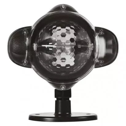 EMOS LED dekorativní projektor – padající vločky, venkovní i vnitřní, bílá