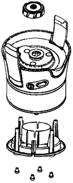 Kompletní motorová část odšťavňovače Tefal SS-193169