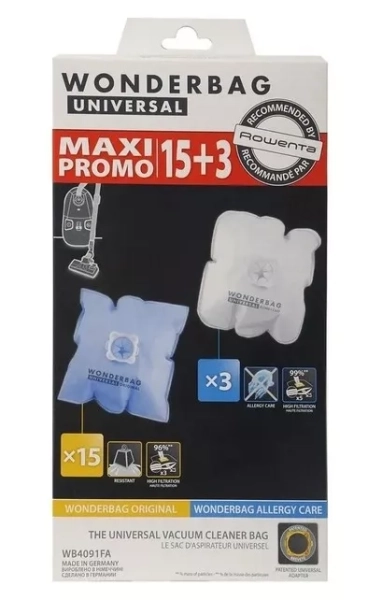 Sáčky ROWENTA MAXIPROMO WB4091FA Original / Allergy Care
