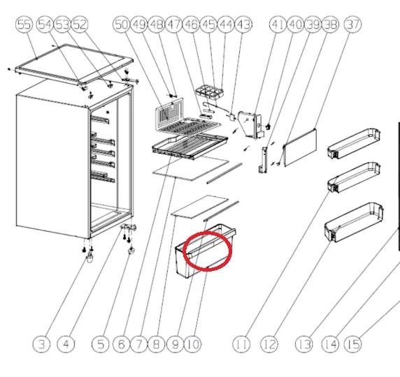 Koš chladničky Whirlpool 482000007719