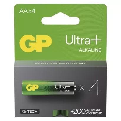 EMOS Alkalická baterie GP Ultra Plus AA (LR6), 4 ks