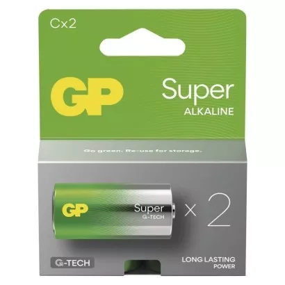 EMOS Alkalická baterie GP Super C (LR14), 2 ks