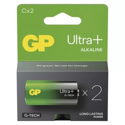 EMOS Alkalická baterie GP Ultra Plus C (LR14), 2 ks