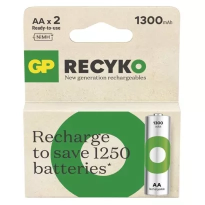 EMOS Nabíjecí baterie GP ReCyko 1300 AA (HR6), 2 ks