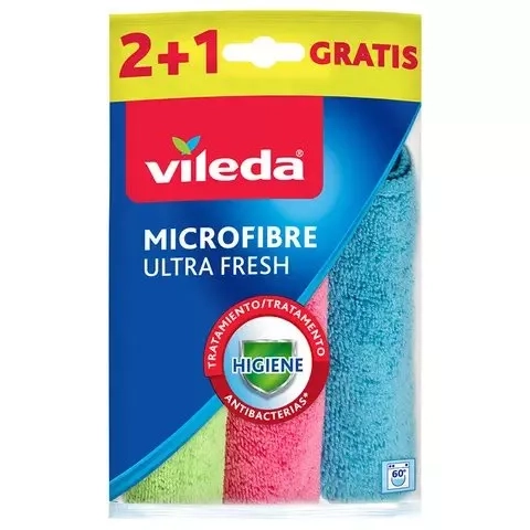 VILEDA Mikrohadřík Ultra Fresh 2 + 1 ks