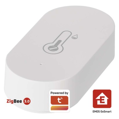 EMOS GoSmart Digitální teploměr s vlhkoměrem, bezdrátové čidlo, ZigBee EGS0102 