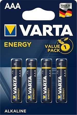 Baterie alkalická Varta Energy AAA, LR03 4 ks