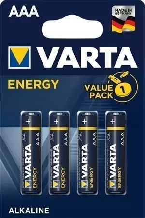 Baterie alkalická Varta Energy AAA, LR03 4 ks