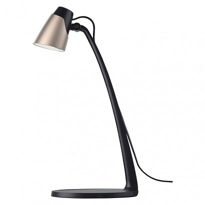 EMOS LED stolní lampa GLORY, černá/šampáň