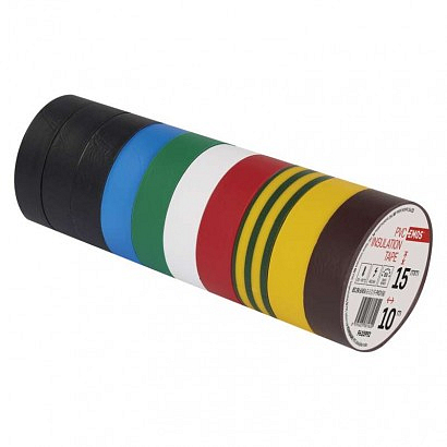 EMOS Izolační páska PVC 15mm / 10m barevný mix