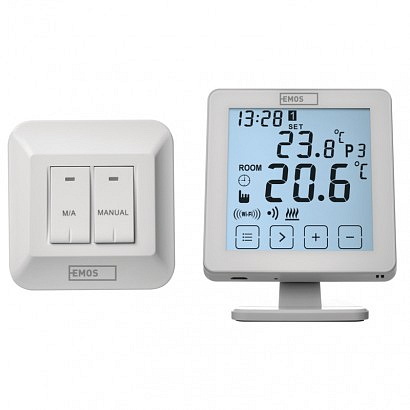 EMOS Pokojový programovatelný bezdrátový WiFi termostat P5623